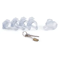  Cage de chasteté Nano 5.7 x 3.2cm Transparent